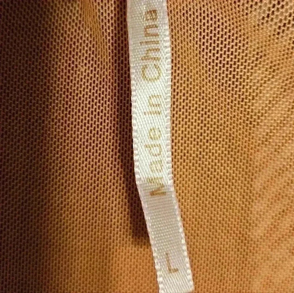 Unbranded Juniors Orange with White Stripes Sleeveless Mesh Top Dress Size Large - Picture 3 of 8